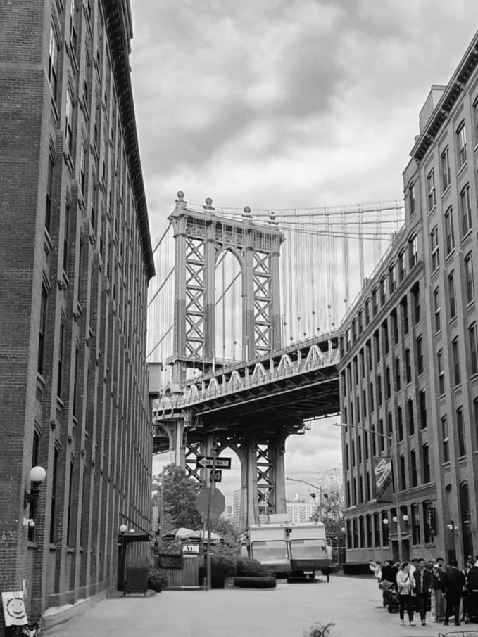 Framed Manhattan Bridge