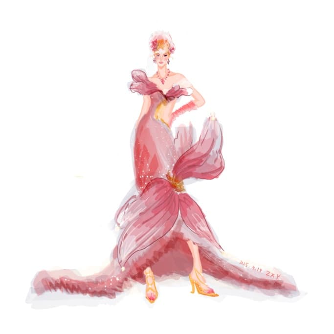 Floral Gown