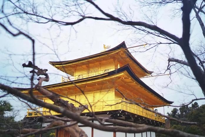 Golden Pavilion in Green